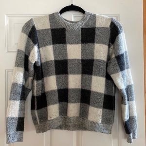 Buffalo Plaid Sweater Size S